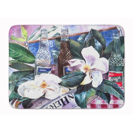 Carolines Treasures Barqs and Magnolia Machine Washable Memory Foam Mat 1009RUG